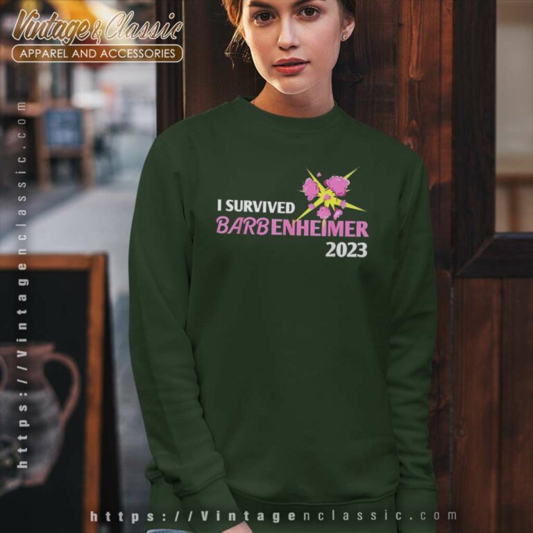 I Survived Barbenheimer 2023 Sweatshirt 1 I Survived Barbenheimer 2023 Sweatshirt 1