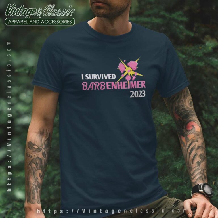 I Survived Barbenheimer 2023 T Shirt 1 I Survived Barbenheimer 2023 T Shirt 1