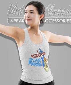 I Survived Splash Mountain Disney Tank Top Racerback