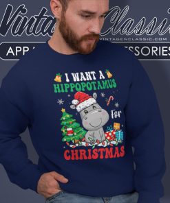 I Want A Hippopotamus For Christmas Sweatshirt