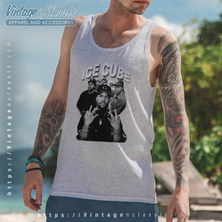Ice Cube 90s Retro Tank Top Racerback Ice Cube 90s Retro Tank Top Racerback