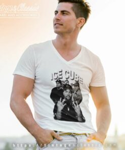 Ice Cube 90s Retro V Neck TShirt