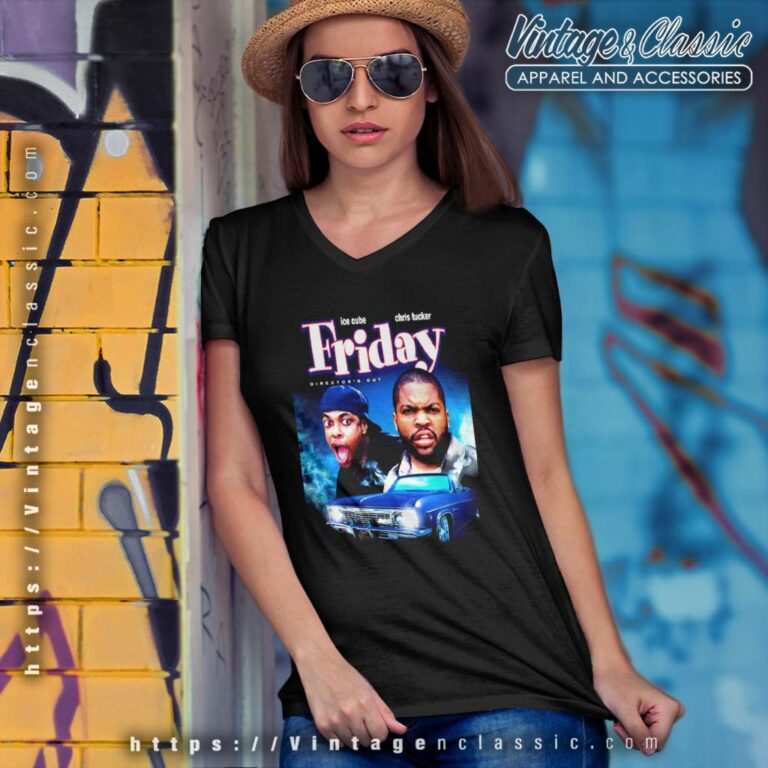 Ice Cube And Chris Tucker V Neck TShirt Ice Cube And Chris Tucker V Neck TShirt