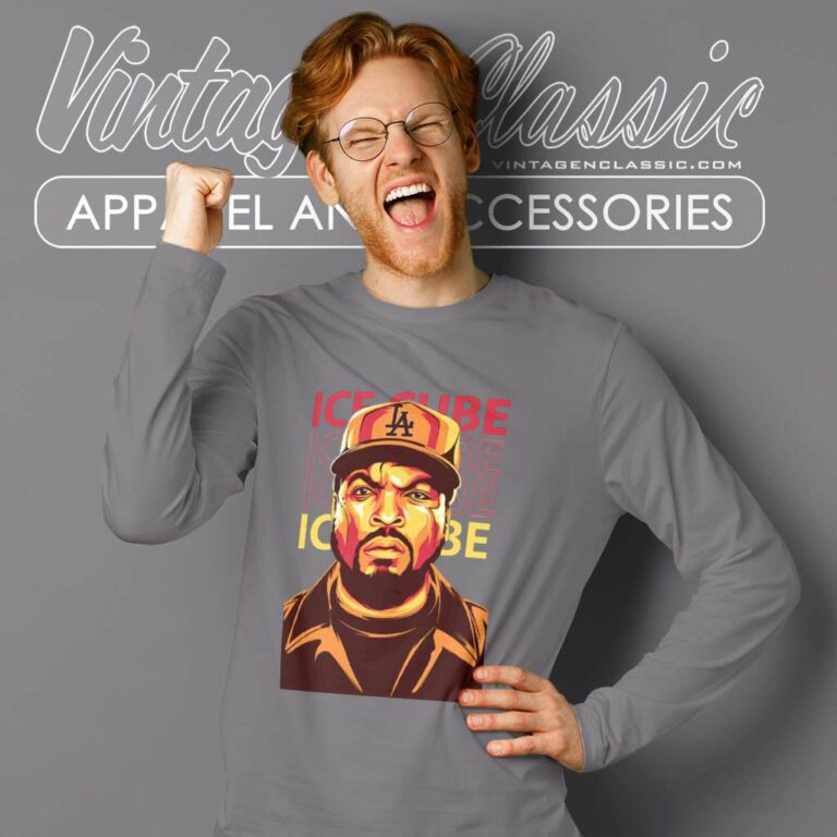 Ice Cube Artwork Long Sleeve Tee Ice Cube Artwork Long Sleeve Tee