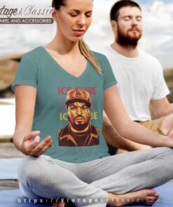 Ice Cube Artwork V Neck TShirt