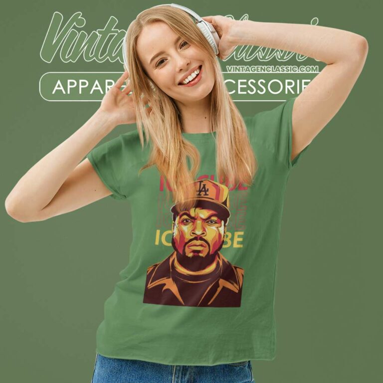 Ice Cube Artwork Women TShirt Ice Cube Artwork Women TShirt