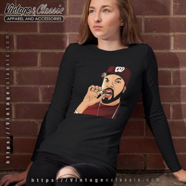 Ice Cube Cigar Long Sleeve Tee Ice Cube Cigar Long Sleeve Tee