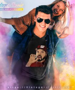 Ice Cube Cigar Shirt 5 Ice Cube Cigar V Neck TShirt