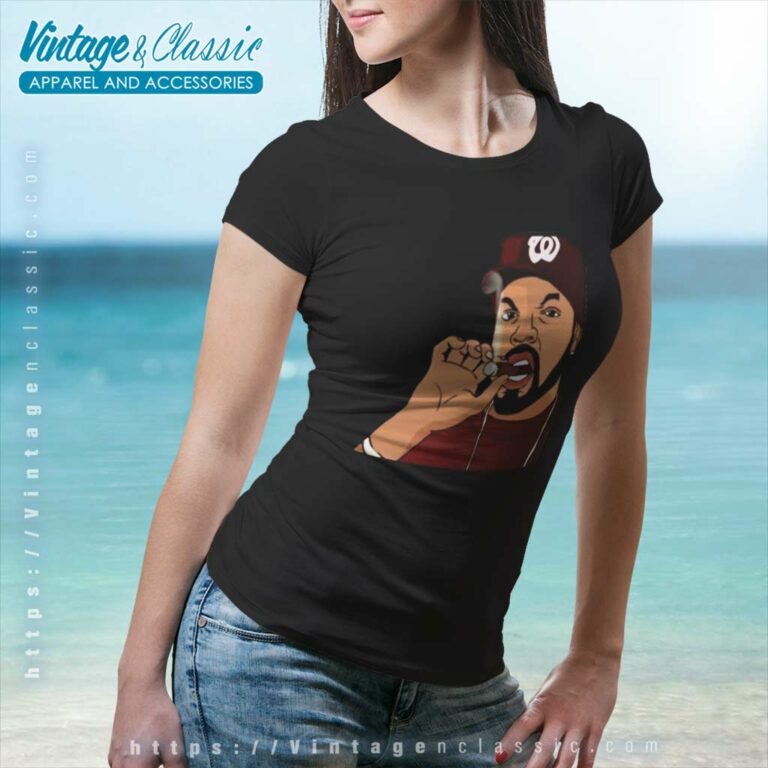 Ice Cube Cigar Women TShirt Ice Cube Cigar Women TShirt