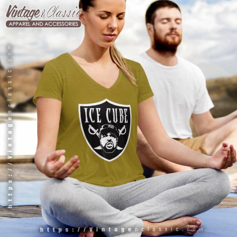 Ice Cube Crest V Neck TShirt Ice Cube Crest V Neck TShirt