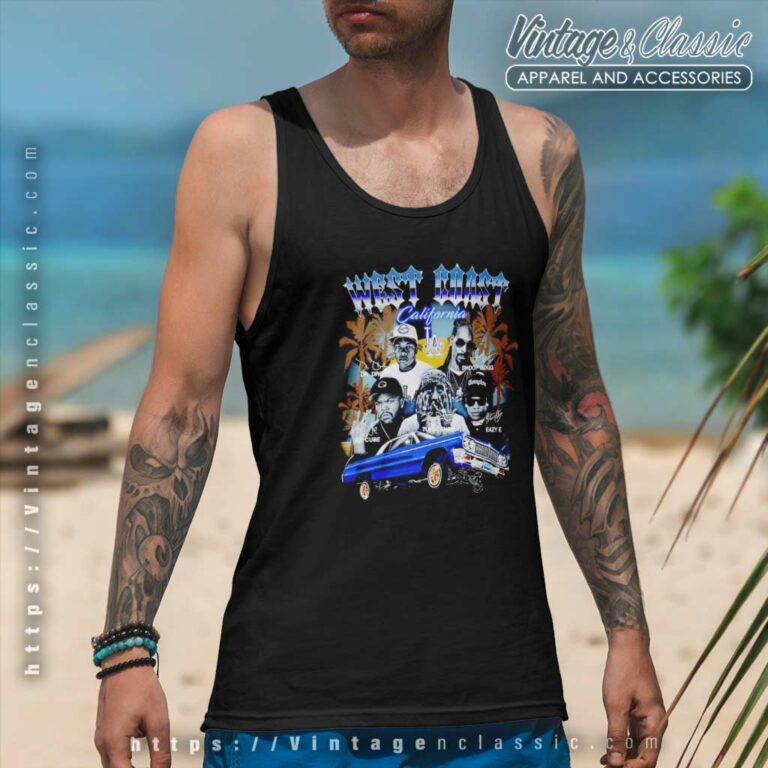 Ice Cube Dr Dre Tupac Shakur Eazy E Snoop Dogg West Coast California Tank Top Racerback Ice Cube Dr Dre Tupac Shakur Eazy E Snoop Dogg West Coast California Tank Top Racerback