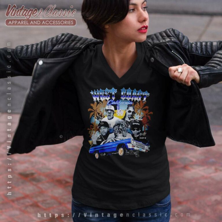 Ice Cube Dr Dre Tupac Shakur Eazy E Snoop Dogg West Coast California V Neck TShirt Ice Cube Dr Dre Tupac Shakur Eazy E Snoop Dogg West Coast California V Neck TShirt