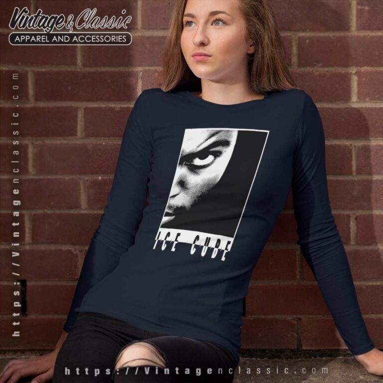 Ice Cube Half Face Long Sleeve Tee Ice Cube Half Face Long Sleeve Tee