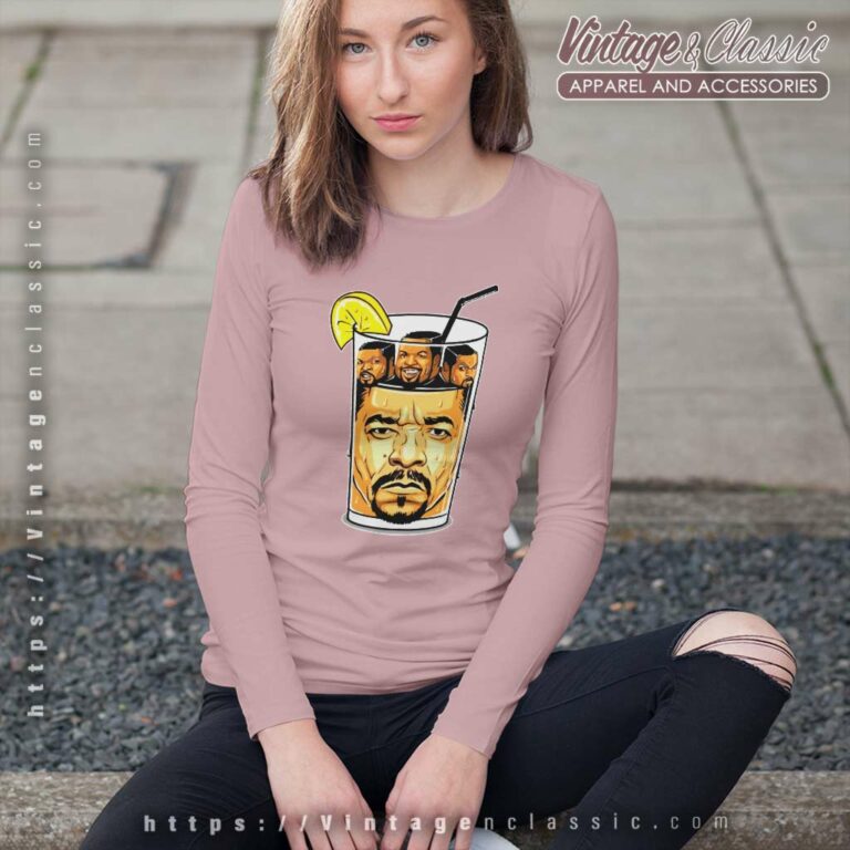 Ice Cube In Ice Glass Long Sleeve Tee Ice Cube In Ice Glass Long Sleeve Tee