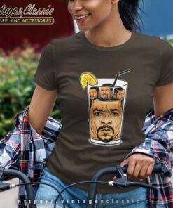Ice Cube In Ice Glass Women TShirt