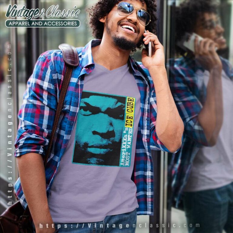 Ice Cube Shirt Amerikkka Is Most Wanted V Neck TShirt Ice Cube Shirt Amerikkka Is Most Wanted V Neck TShirt