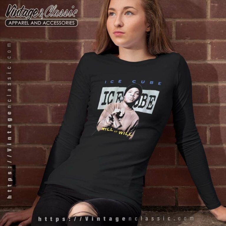 Ice Cube Shirt Kill At Will Long Sleeve Tee Ice Cube Shirt Kill At Will Long Sleeve Tee