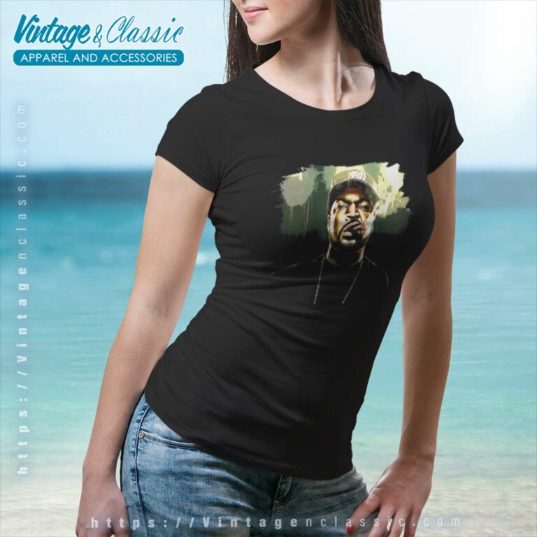 Ice Cube Smoking Women TShirt Ice Cube Smoking Women TShirt