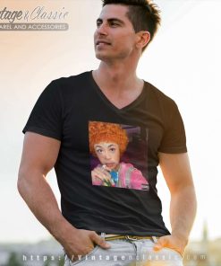 Ice Spice And Her Drink Picture V Neck TShirt