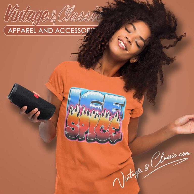 Ice Spice Graffiti Logo Women TShirt Ice Spice Graffiti Logo Women TShirt