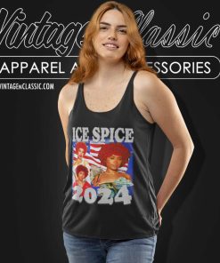 Ice Spice Shirt 2024 American Flag Tank Top Racerback 1