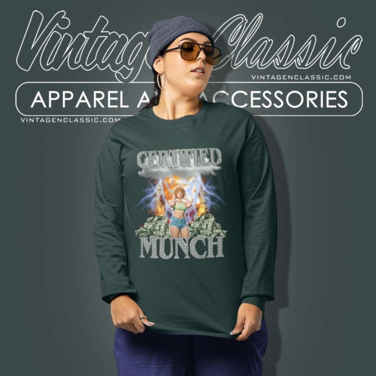 Ice Spice Shirt Certified Munch Long Sleeve Tee Ice Spice Shirt Certified Munch Long Sleeve Tee