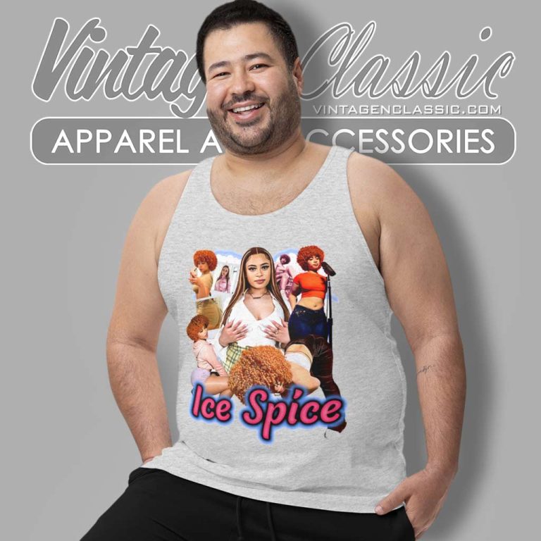 Ice Spice Shirt Vintage Hip Hop Tank Top Racerback Ice Spice Shirt Vintage Hip Hop Tank Top Racerback