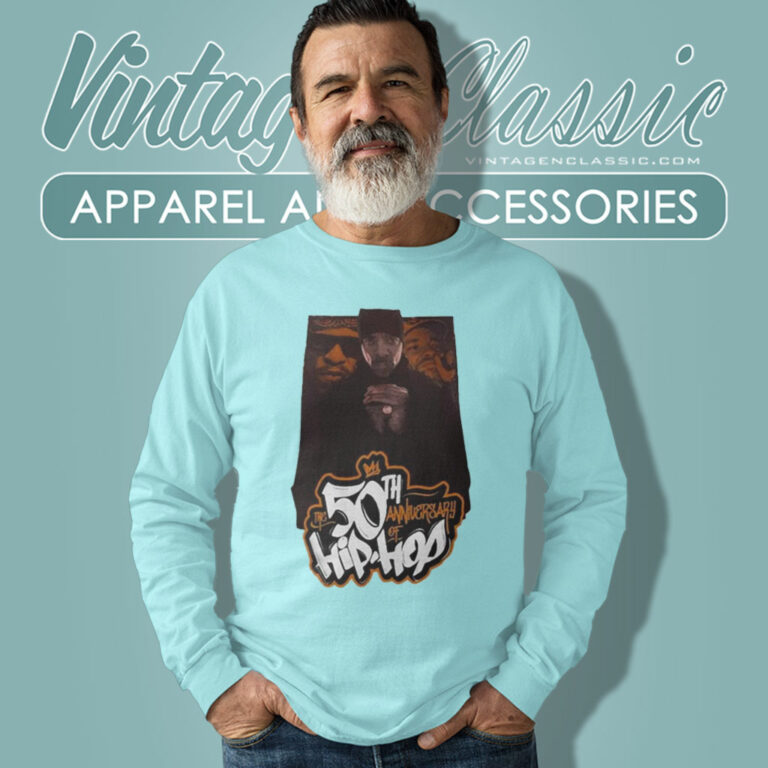 Ice T The 50th Anniversary Of Hip Hop Long Sleeve Tee Ice T The 50th Anniversary Of Hip Hop Long Sleeve Tee