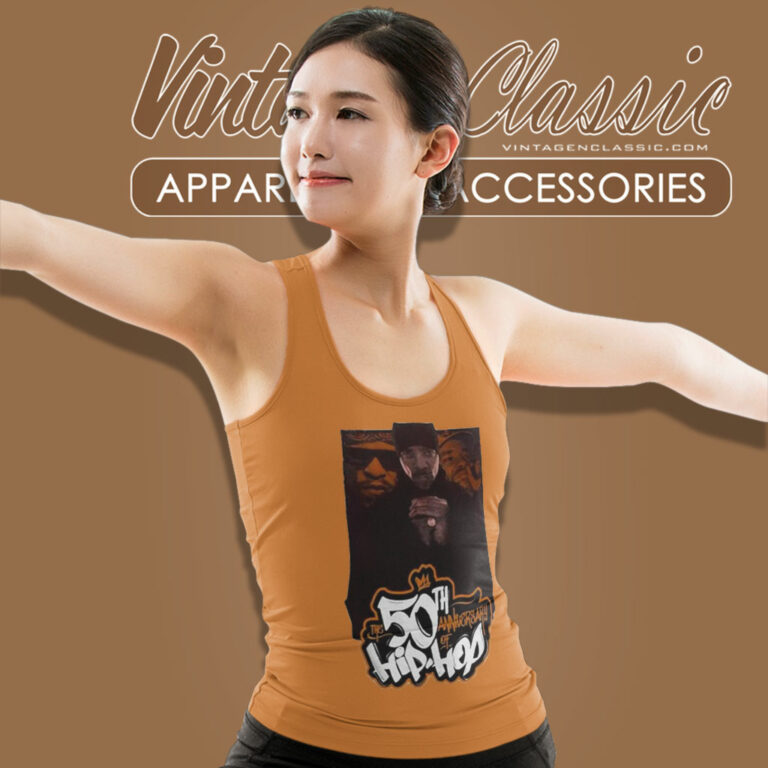 Ice T The 50th Anniversary Of Hip Hop Tank Top Racerback Ice T The 50th Anniversary Of Hip Hop Tank Top Racerback