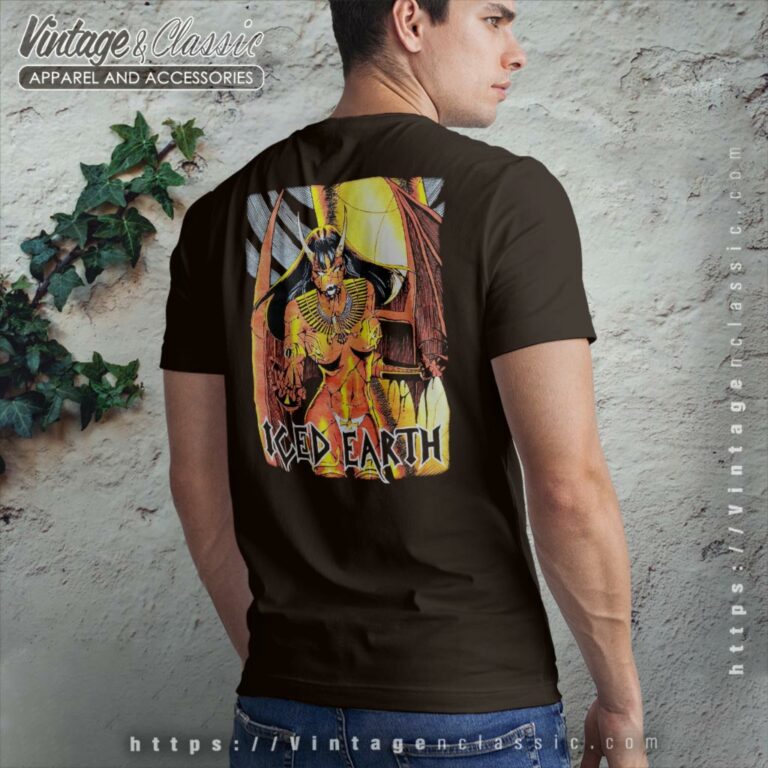 Iced Earth Demon Chick Backside T Shirt Iced Earth Demon Chick Backside T Shirt