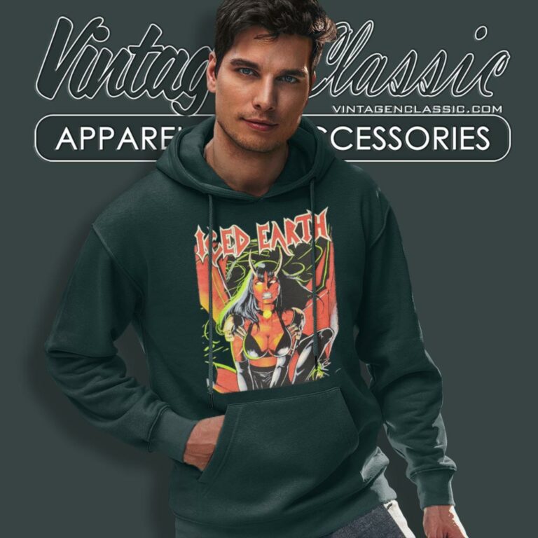 Iced Earth Demon Chick Hoodie Iced Earth Demon Chick Hoodie