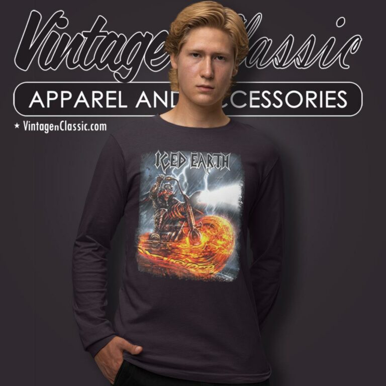 Iced Earth Hellrider Long Sleeve Tee Iced Earth Hellrider Long Sleeve Tee