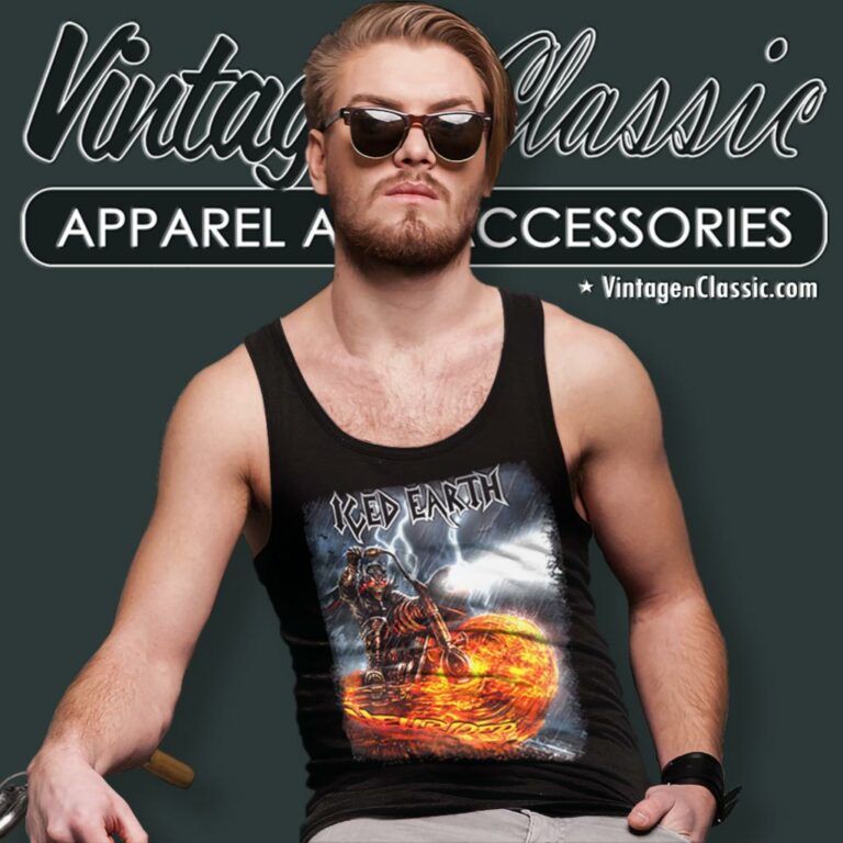 Iced Earth Hellrider Tank Top Racerback Iced Earth Hellrider Tank Top Racerback