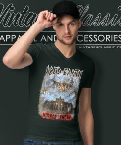 Iced Earth Horror Show V Neck TShirt
