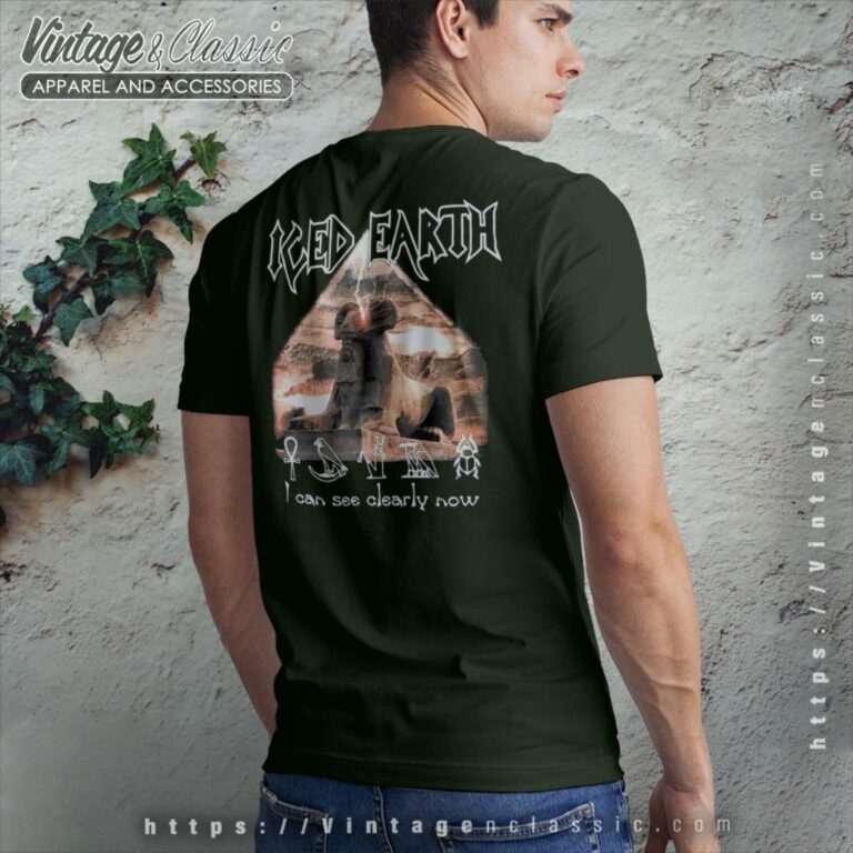 Iced Earth Prophecy Backside T Shirt Iced Earth Prophecy Backside T Shirt