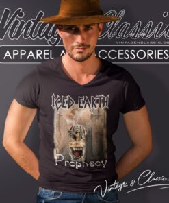 Iced Earth Prophecy V Neck TShirt