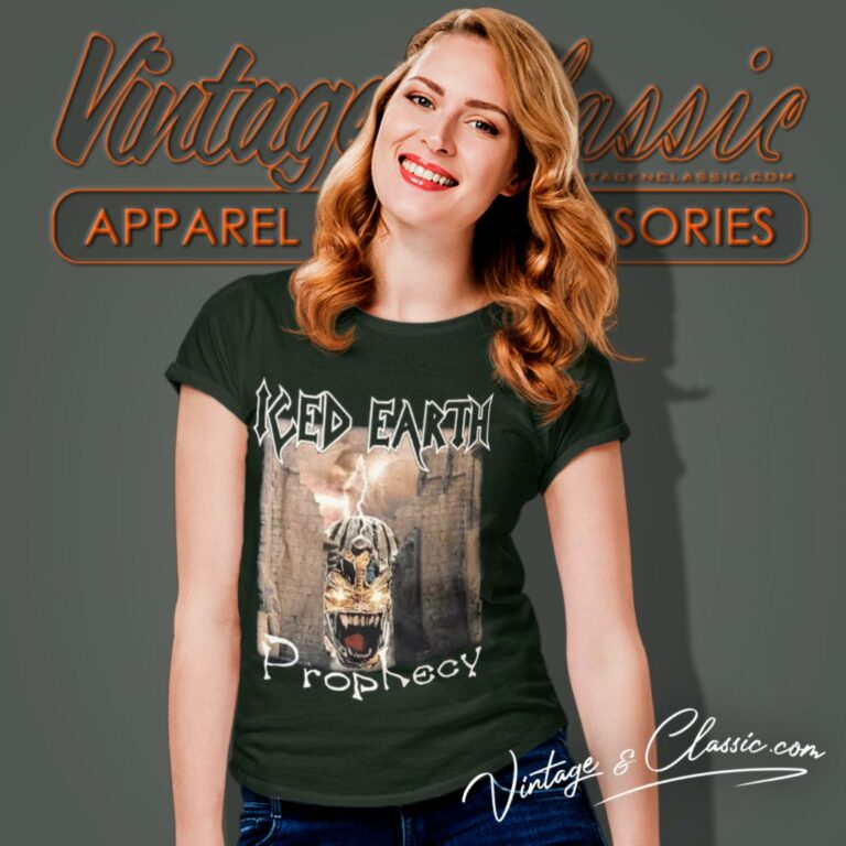 Iced Earth Prophecy Women T Shirt Iced Earth Prophecy Women T Shirt