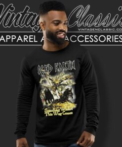 Iced Earth Sacred Flames Long Sleeve Tee
