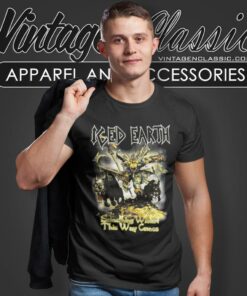Iced Earth Sacred Flames T Shirt