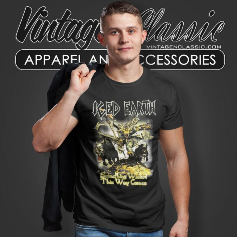 Iced Earth Sacred Flames T Shirt Iced Earth Sacred Flames T Shirt