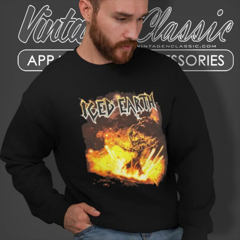 Iced Earth Shirt The Crucible Of Man Sweatshirt Iced Earth Shirt The Crucible Of Man Sweatshirt