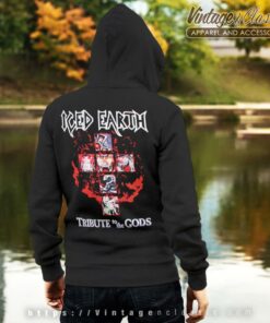 Iced Earth Shirt Tribute Of The Gods Backside Hoodie