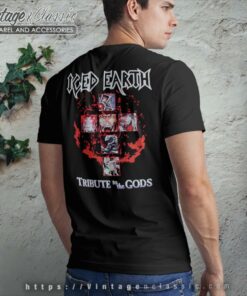 Iced Earth Shirt Tribute Of The Gods Backside T Shirt