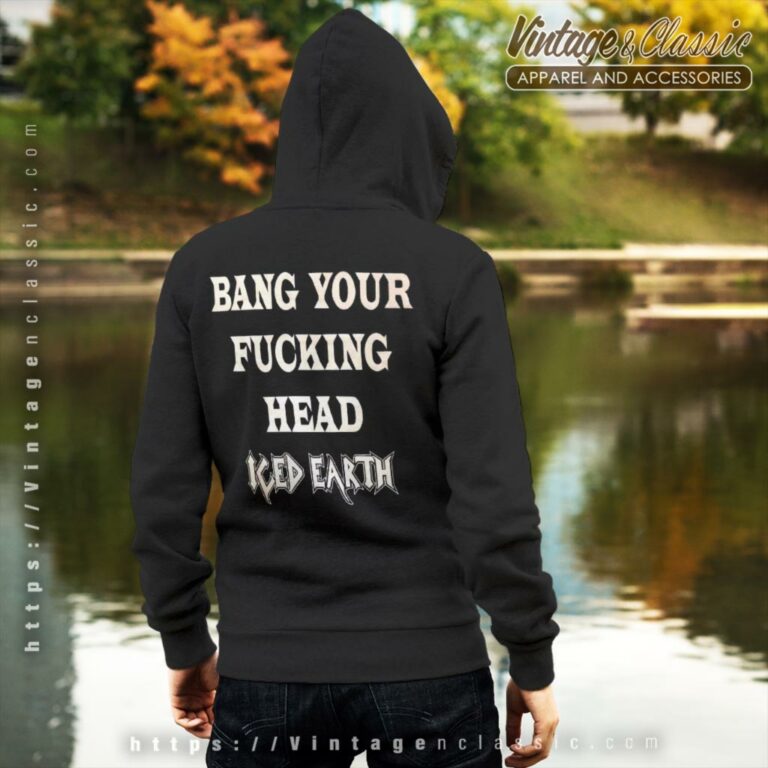 Iced Earth Virates Backside Hoodie Iced Earth Virates Backside Hoodie
