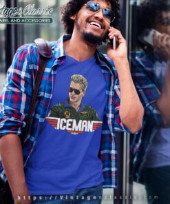 Iceman Val Kilmer Top Gun Shirt V Neck TShirt