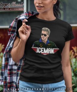 Iceman Val Kilmer Top Gun Shirt Women T Shirt