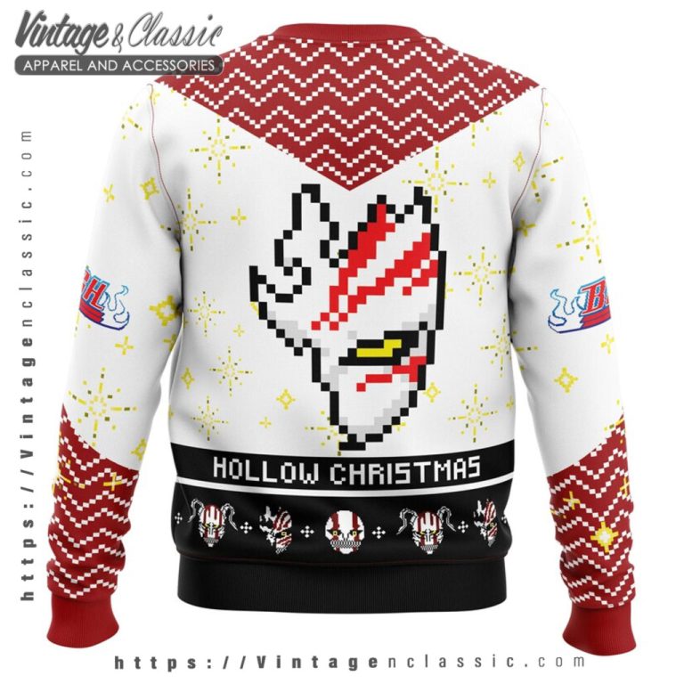 Ichigo Anime Hollow Ugly Christmas Sweater back Ugly Sweater Ichigo Anime Hollow Ugly Christmas Sweater back Ugly Sweater