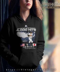 Ichiro Suzuki New York Yankees 4000 Hits Hoodie