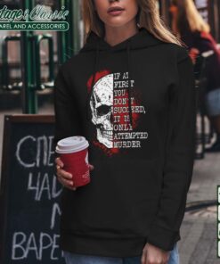 If At First You Dont Succeed Skull Horror Hoodie