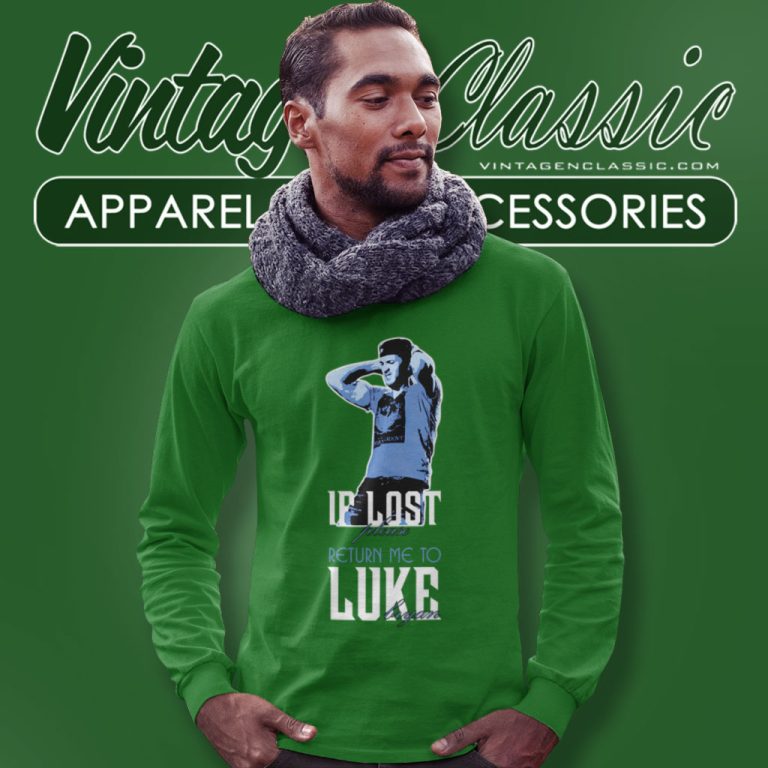 If Lost Please Return Me To Luke Bryan Long Sleeve Tee If Lost Please Return Me To Luke Bryan Long Sleeve Tee